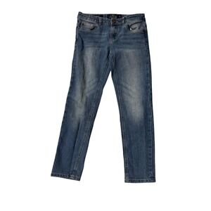 Lucky Brand Zoe Skinny Jeans Girl's Size 10 Denim Blue Handcrafted‎ Los Angeles